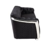 Pyroden 2 Piece Sofa Set in Black Velvet & Chrome Finish by Acme - 00296-S - Image 5 of 0