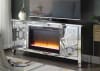 Noralie 59 Inch TV Console w/Fireplace in Mirrored & Faux Diamonds Finish by Acme - 00312 - Image 1 of 0