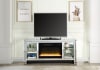 Noralie 59 Inch TV Console w/Fireplace & LED in Mirrored & Faux Diamonds Finish by Acme - 00317 - Image 2 of 0