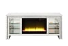 Noralie 59 Inch TV Console w/Fireplace & LED in Mirrored & Faux Diamonds Finish by Acme - 00317 - Image 4 of 0