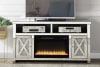 Noralie 59 Inch TV Console w/Fireplace in Mirrored & Faux Diamonds Finish by Acme - 00318 - Image 1 of 0