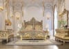 Seville Bed in Tan PU & Gold Finish by Acme - 00451EK - Image 4 of 0