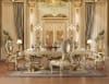 Seville 7 Piece Dining Room Set in Tan PU & Gold Finish by Acme - 00457 - Image 1 of 0