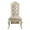 Vatican 7 Piece Dining Room Set in PU Leather, Light Gold & Champagne Silver Finish by Acme - 00467 - Image 5 of 0