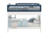 Farah Twin/Full Bunk Bed in Navy Blue & White Finish by Acme - 00493 - Image 5 of 0