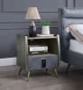 Metis Bed in Gray Top Grain Leather Finish by Acme - 00559Q - Image 5 of 0