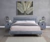 Doris Bed in Gray Top Grain Leather Finish by Acme - 00563Q - Image 1 of 0