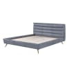 Doris Bed in Gray Top Grain Leather Finish by Acme - 00563Q - Image 3 of 0