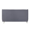 Doris Bed in Gray Top Grain Leather Finish by Acme - 00563Q - Image 4 of 0