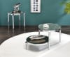 Abbe 3 Piece Occasional Table Set in Glass & Chrome Finish by Acme - 00572-S - Image 1 of 0