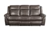 Lydia 2 Piece Motion Sofa Set in Brown Leather Aire Finish by Acme - 00654-S - Image 3 of 0
