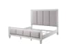 Katia Bed in Gray Linen & White Finish by Acme - 00660Q - Image 4 of 0