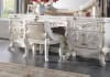 Vanaheim Bed in Beige PU & Antique White Finish by Acme - 00671EK - Image 4 of 0