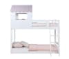 Solenne Twin/Twin Bunk Bed in White & Pink Finish by Acme - 00705 - Image 2 of 0