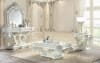 Vanaheim Sofa in Fabric & Antique White Finish by Acme - 00803 - Image 4 of 0