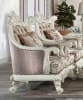 Vanaheim 2 Piece Sofa Set in Fabric & Antique White Finish by Acme - 00803-S - Image 4 of 0