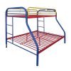 Tritan Twin/Full Bunk Bed in Rainbow Finish by Acme - 02053RNB - Image 2 of 0