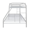 Tritan Twin/Full Bunk Bed in White Finish by Acme - 02053WH - Image 4 of 0