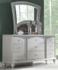 Maverick 6 Piece Bedroom Set in Fabric & Platinum Finish by Acme - 21800 - Image 5 of 0