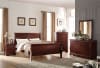 Louis Philippe Sleigh Bed in Cherry Finish by Acme - 23750Q - Image 2 of 0