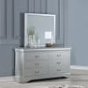 Louis Philippe III Bed w/ Storage in Platinum Finish by Acme - 24920Q - Image 4 of 0