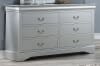 Louis Philippe III Bed w/ Storage in Platinum Finish by Acme - 24920Q - Image 5 of 0