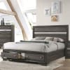 Naima 6 Piece Bedroom Set w/ Storage in Gray Finish by Acme - 25970 - Image 3 of 0
