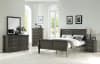 Louis Philippe Sleigh Bed in Dark Gray Finish by Acme - 26790Q - Image 2 of 0