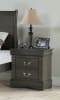Louis Philippe Sleigh Bed in Dark Gray Finish by Acme - 26790Q - Image 3 of 0
