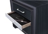 Rivas Bed in Black Fabric Finish by Acme - 27760Q - Image 4 of 0