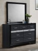 Rivas Bed in Black Fabric Finish by Acme - 27760Q - Image 5 of 0
