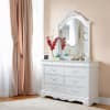 Estrella 6 Piece Transitional Twin Bedroom Set in White Finish by Acme - 30240 - Image 4 of 0