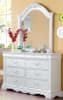 Estrella Twin Panel Bed in White Finish by Acme - 30240T - Image 4 of 0