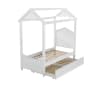 Rapunzel Twin Bed in White Finish by Acme - 37350T - Image 3 of 0