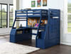 Jason II Twin Loft Bed in Navy Blue Finish by Acme - 37455 - Image 1 of 0