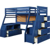 Jason II Twin Loft Bed in Navy Blue Finish by Acme - 37455 - Image 4 of 0