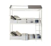 Nadine Cottage Twin/Twin Bunk Bed in Weathered White & Washed Gray Finish by Acme - 37665 - Image 2 of 0