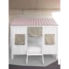 Spring Cottage Bed in White & Pink Finish by Acme - 37695F - Image 2 of 0