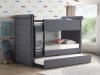 Romana II Twin/Twin Bunk Bed in Gray Fabric Finish by Acme - 37855 - Image 2 of 0