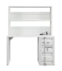 Cargo 2 Piece Computer Desk and Hutch in White Finish by Acme - 37887 - Image 3 of 0