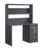 Cargo 2 Piece Computer Desk and Hutch in Gunmetal Finish by Acme - 37897 - Image 2 of 0