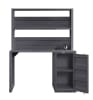 Cargo 2 Piece Computer Desk and Hutch in Gunmetal Finish by Acme - 37897 - Image 3 of 0