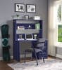 Cargo 2 Piece Computer Desk and Hutch in Blue Finish by Acme - 37907 - Image 1 of 0