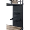 Cordelia Twin Loft Bed in Antique Oak, Sandy Black & Dark Bronze Hand-Brushed Finish by Acme - 38310 - Image 4 of 0