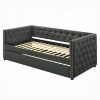 Romona Contemporary Daybed W/Trundle in Gray Finish by Acme - 39450 - Image 3 of 0
