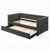Romona Contemporary Daybed W/Trundle in Gray Finish by Acme - 39450 - Image 4 of 0