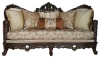 Devayne Sofa in Fabric & Dark Walnut Finish by Acme - 50685 - Image 1 of 0