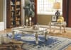 Ranita Chair in Fabric & Champagne Finish by Acme - 51042 - Image 3 of 0