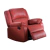 Zuriel Rocker Recliner in Red Finish by Acme - 52152 - Image 2 of 0