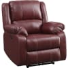 Zuriel Power Recliner in Red PU Finish by Acme - 52153 - Image 3 of 0